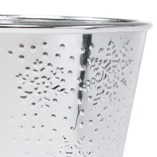 Product Pot with snowflake pattern Ø16.5cm H14.5cm 1 pc