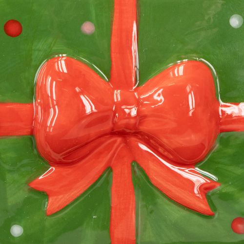 Floristik24 Ceramic planter Christmas gift with feet H11.5cm 2 pcs