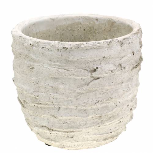 Floristik24 Plant pot white antique Ø14.5cm H13cm