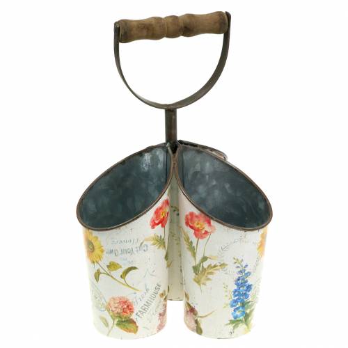 Floristik24 Plant pot flower design with spade handle H27cm