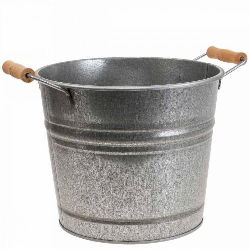 Product Planter planter vintage decorative metal bucket Ø26cm H23cm