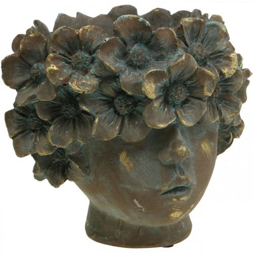 Floristik24 Plant pot bust flower pot girl with face H19cm