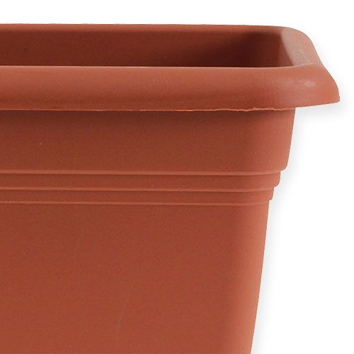 Floristik24 Pot "Nora" 14cm x 14cm H11cm terracotta effect, 1pce