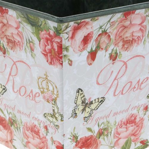 Floristik24 Planter vintage, decorative pot, planter roses H13cm W13.5cm