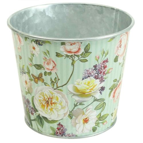 Product Flower pot roses planter metal summer Ø12cm H10.5cm