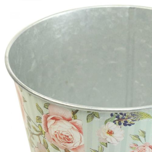 Floristik24 Flower pot roses planter metal summer Ø15.5cm H15cm