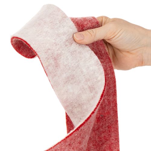 ProductName100% Wool Felt Pot Wrap, 75 mm Wide, 5 m Roll, White and Red for Pots, Gifts and Wreaths/ProductName
ProductDescription<h2>White and Red Wool Felt Pot Wrap for Home Decoration</h2>
<p>This decorative pot wrap is a 5 m roll of two colour felt ma | Floristik24.co.uk