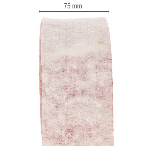 ProductName100% Wool Felt Pot Wrap, 75 mm Wide, 5 m Roll, White and Red for Pots, Gifts and Wreaths/ProductName
ProductDescription<h2>White and Red Wool Felt Pot Wrap for Home Decoration</h2>
<p>This decorative pot wrap is a 5 m roll of two colour felt ma | Floristik24.co.uk