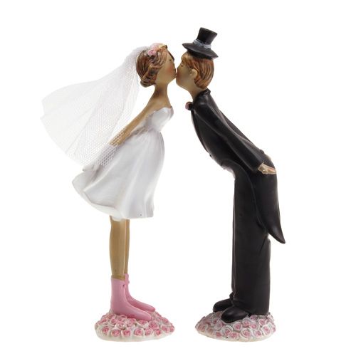 Floristik24 Pie figure bride and groom kissing 18cm