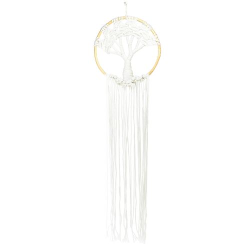 Floristik24 Dream catcher macrame wall decoration tree of life boho Ø28cm H92cm