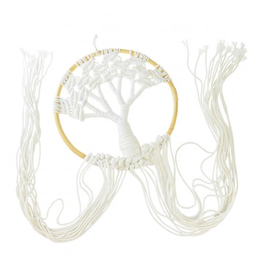 Product Dream catcher macrame wall decoration tree of life boho Ø28cm H92cm