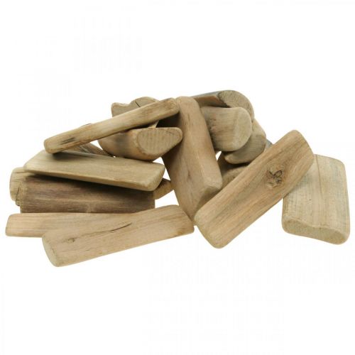 Floristik24 Driftwood nature, maritime decoration wood L8cm 250g