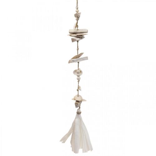 Floristik24 Driftwood Decoration Maritime Garland White Wall Decoration 50cm