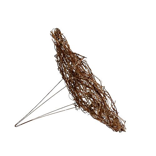 Floristik24 Funnel cuff vine Ø30cm natural 8pcs