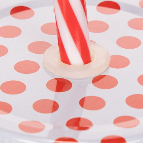 Drinking glass with lid &amp; handle Ø7cm H13.5cm | Floristik24.co.uk