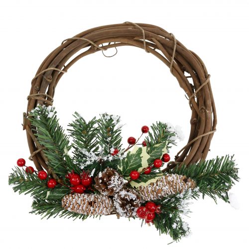 Door wreath for Advent Ø30cm