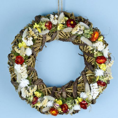 Floristik24 Dried flower bouquet Everlasting flowers and sea lavender 125g dried flowers