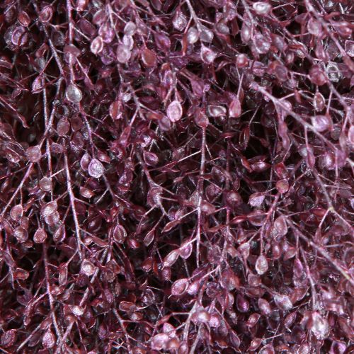 Product Dried Flowers Wreath Purple Metallic Wreath Lepidium Ø33cm