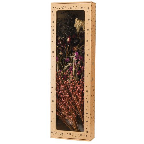 Product Dried flowers purple clover strawflowers flax dill 35cm 150g
