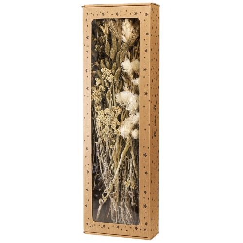 Product Dried flowers white gold with cap flowers Phalaris 30cm 200g