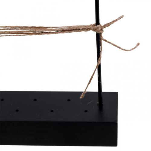Dried flowers Wooden strip Flower strip Dried flowers arch 25×20cm