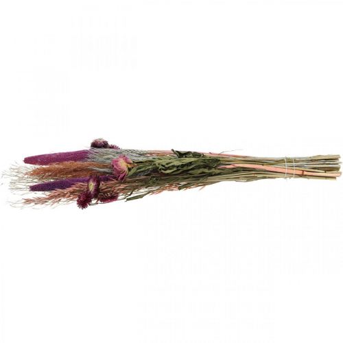 Product Dried flowers Bouquet of pink meadow flowers and cereals 70-75cm