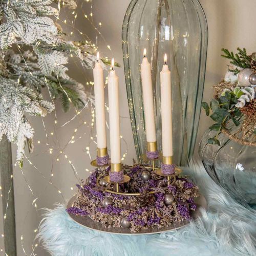 Product Dried flower wreath sea lavender nature Ø30cm