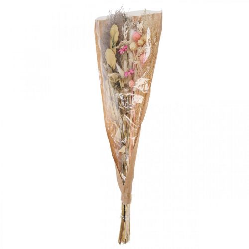 Floristik24 Bouquet of dried flowers Boho Pink Bleached dried decoration 80cm 140g