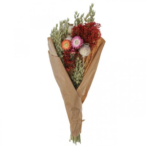 Product Bouquet of dried flowers Bouquet of meadow flowers Red H50cm 150g