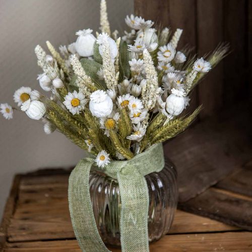Product Bouquet of dried flowers straw flowers grain poppy capsule dry grass 50cm