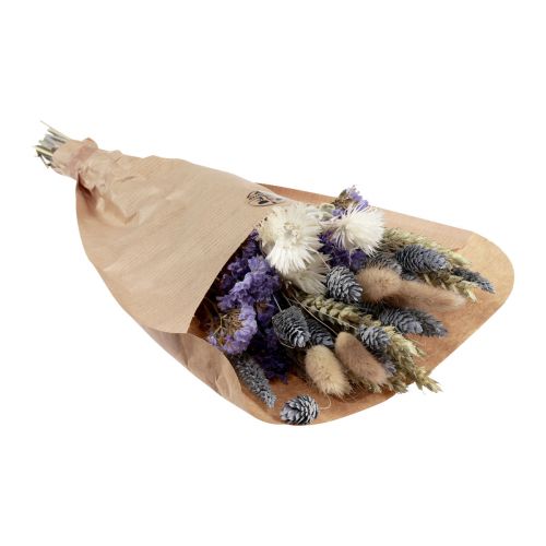 Product Dried flower bouquet straw flowers beach lilac purple 30cm