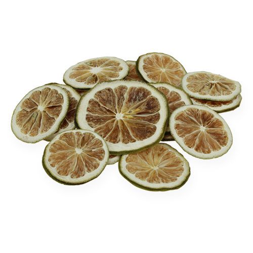 Floristik24 Lime slices green 500g lime slices