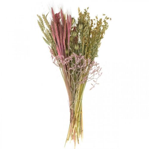 Dried flowers DIY set for bouquet pink dry flowers 60cm