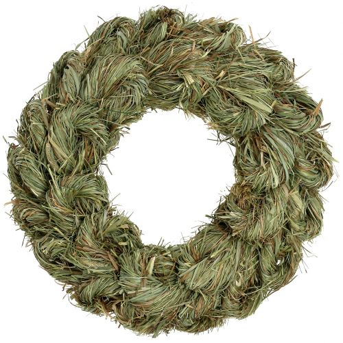 Floristik24 Door wreath, hay wreath nature Ø30cm 1pc