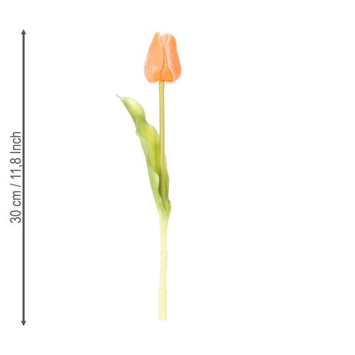 Product Artificial tulips for spring decoration, living room and kitchen, with lifelike appearance, 30cm, 7 pieces