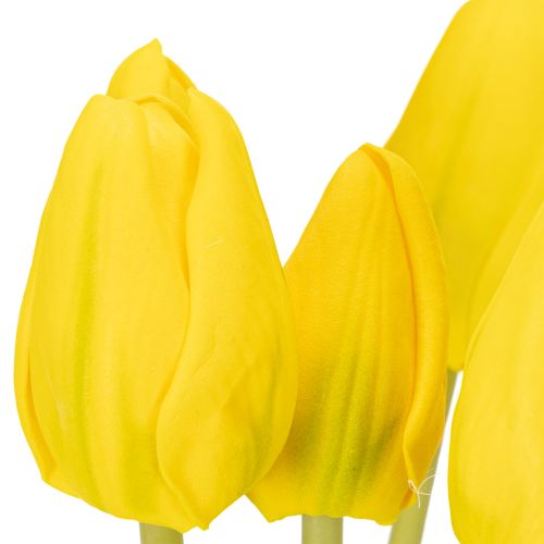 Product Artificial tulip flowers for realistic spring decoration in living room or office, 40cm, 7 pieces