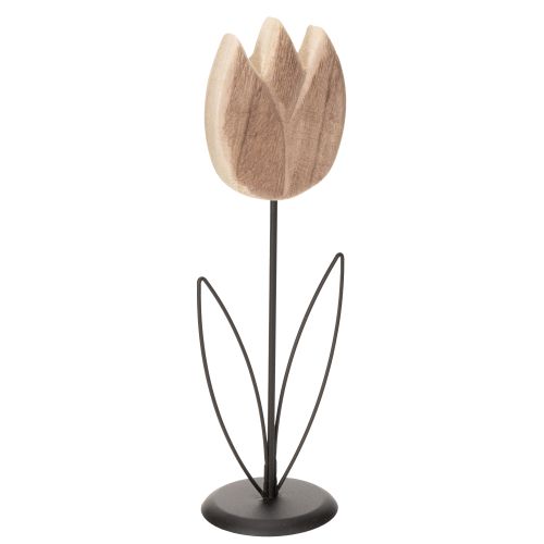 Floristik24 Tulip decorative object on a stand for elegant and timeless interior design, 33.5cm