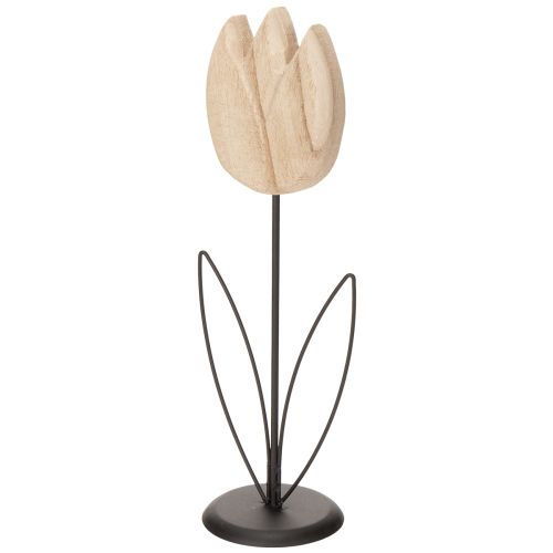 Product Tulip decorative object on a stand for elegant and timeless interior design, 33.5cm