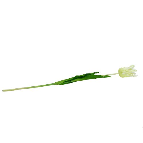 Floristik24 Tulip artificial white 70cm