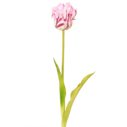 Product Tulips artificial parrot tulips purple bouquet with 5 flowers 40cm