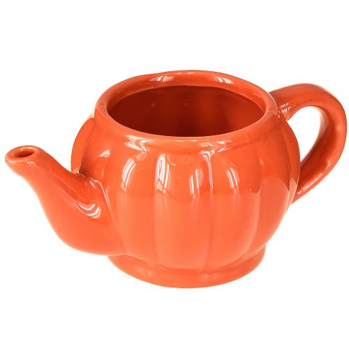 Floristik24 Planter ceramic teapot orange assorted 15×9×6.5cm 2 pcs