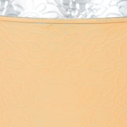 Product Metal planter, pastel orange, Ø20cm H16cm