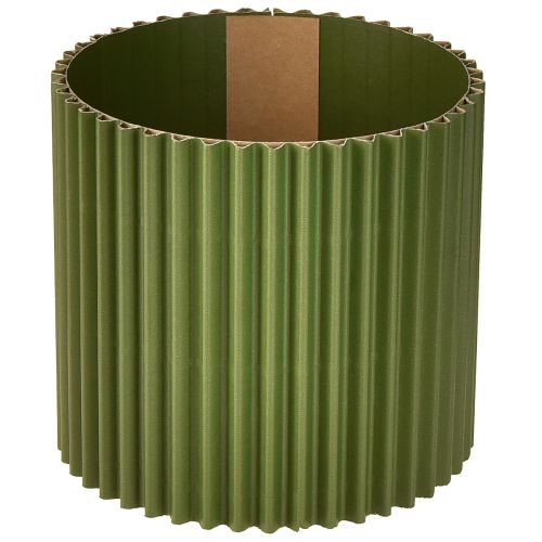 Product Planter paper flowerpot dark green Ø13cm H12cm 4 pcs