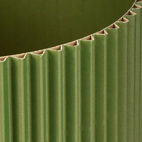 Product Planter paper dark green flowerpot Ø19cm H14cm 3 pcs