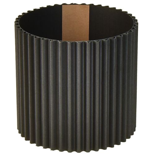 Planter Paper Black Flowerpot Ø13cm H12cm 4 pcs