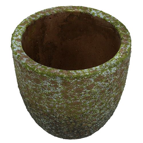 Floristik24 Masonry Gray, Green Ø14cm H14cm 2pcs