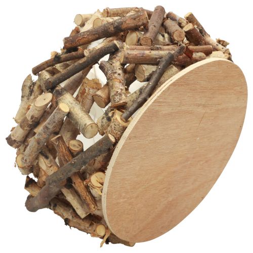 Floristik24 Plant box wood, flower bowl, plant bowl round Ø30cm H18cm