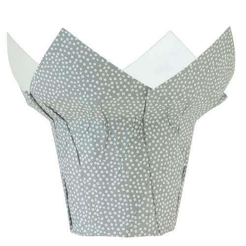 Floristik24 Planter paper dotted gift wrapping flowers Ø9cm H16cm 8 pcs