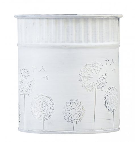 Product Planter dandelion flower pot white Ø9.5cm H11cm