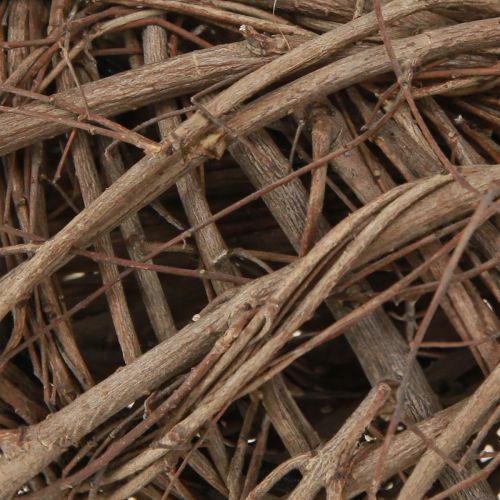 Product Elm wreath decorative wreath natural brown Ø23–25cm H6.5cm 2pcs